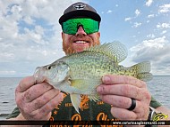 10.50" Black Crappie caught on Lake of the Woods