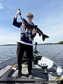 31" Lake Trout caught on Wahwashkesh Lake