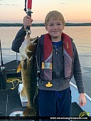 27.5" Walleye caught on Wahwashkesh Lake