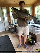 29" Lake Trout caught on Wahwashkesh Lake