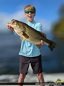 19" Largemouth Bass caught on Big Rideau Lake