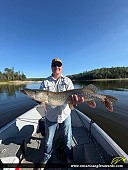 39" Northern Pike caught on Grassy Narrows Lake