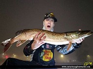 42" Northern Pike caught on Moira River