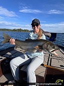 38" Lake Trout caught on Lake of the Woods