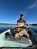 27" Walleye caught on Schnapps Lake