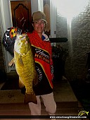 18.5" Smallmouth Bass caught on Lake Clear