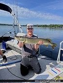 36.5" Northern Pike caught on Moira Lake