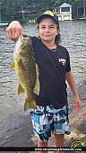 20" Smallmouth Bass caught on Lake Rousseau