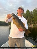 21" Smallmouth Bass caught on Hackford Lake
