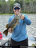 20.5" Smallmouth Bass caught on Kecil Lake