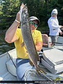 34" Northern Pike caught on Hackford Lake