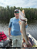 40" Northern Pike caught on Kecil Lake