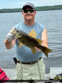 20" Smallmouth Bass caught on Kecil Lake