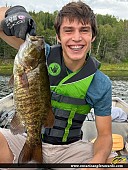 17" Smallmouth Bass caught on Locke Bay