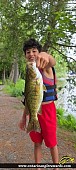 18" Smallmouth Bass caught on Horshoe Lake
