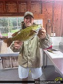 17.5" Smallmouth Bass caught on Cedar Lake