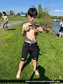 12" Yellow Perch caught on St. Lawrence River
