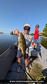 19" Smallmouth Bass caught on Lake Nipissing