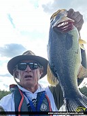 19" Largemouth Bass caught on Crooked Lake