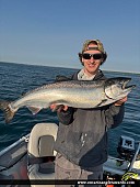 36" Chinook Salmon caught on Georgian Bay