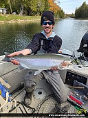 26" Rainbow Trout caught on Sauble