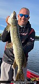 41" Northern Pike caught on Gull Rock Lake