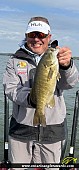 20" Smallmouth Bass caught on Rainy Lake