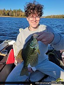 11.5" Black Crappie caught on Ottawa River