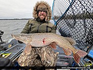 36" Northern Pike caught on Minaki