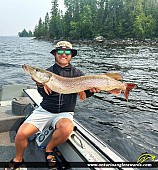 40.25" Northern Pike caught on Lac Seul