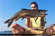31" Lake Trout caught on Lake Muskoka