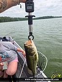 18" Largemouth Bass caught on Silver Lake
