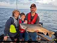 46" Lake Trout caught on Lake Ontario