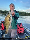 18" Smallmouth Bass caught on Pakwash
