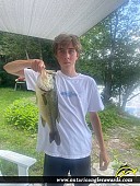 22" Largemouth Bass caught on Sydenham Lake