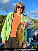 17.1" Smallmouth Bass caught on Pakwash Lake