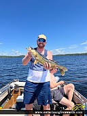 25.5" Walleye caught on Rainy Lake