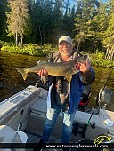 32" Walleye caught on Hobon Lake