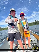 18.5" Smallmouth Bass caught on Granite Lake