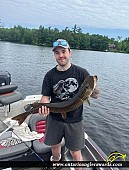 36" Northern Pike caught on Bobs Lake