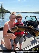 27" Walleye caught on Woodchuck Bay