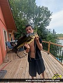 23" Largemouth Bass caught on Nepewassi Lake