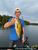 18" Largemouth Bass caught on Mephisto Lake