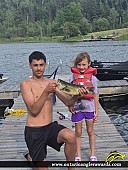18" Largemouth Bass caught on Black Sturgeon Lake