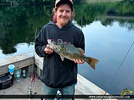 19" Smallmouth Bass caught on Hunter Bay Trail