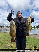 20" Largemouth Bass caught on Stergeon Lake