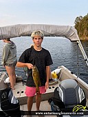 18" Smallmouth Bass caught on Lake of the Woods