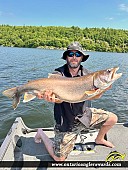 32.5" Lake Trout caught on Muskrat Lake