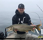 34" Lake Trout caught on Lake Ontario