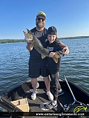 28" Walleye caught on Malachi Lake